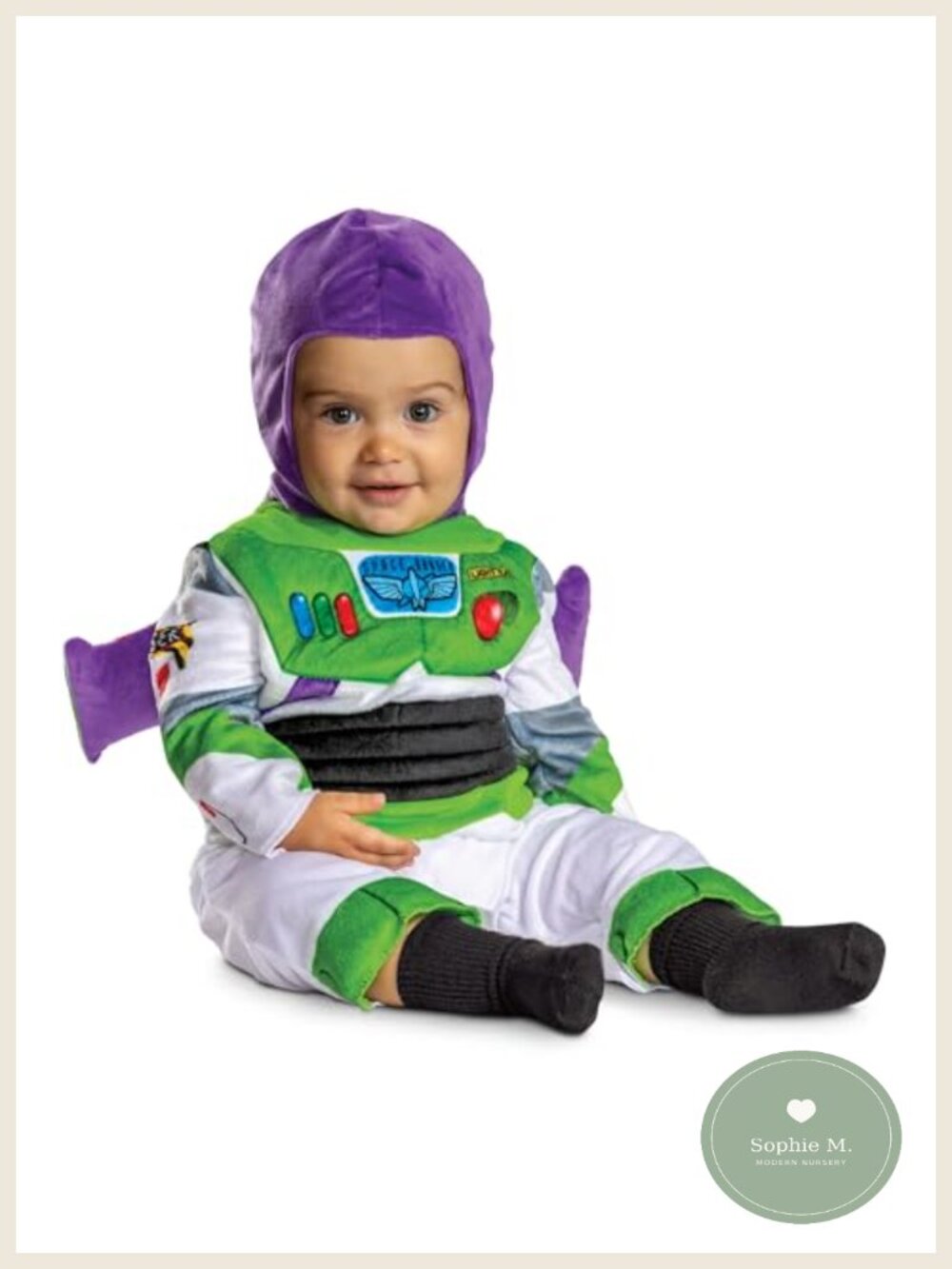 Disguise Infant Disney Toy Story Buzz Lightyear Toddler Costume Hooded Jumpsuit